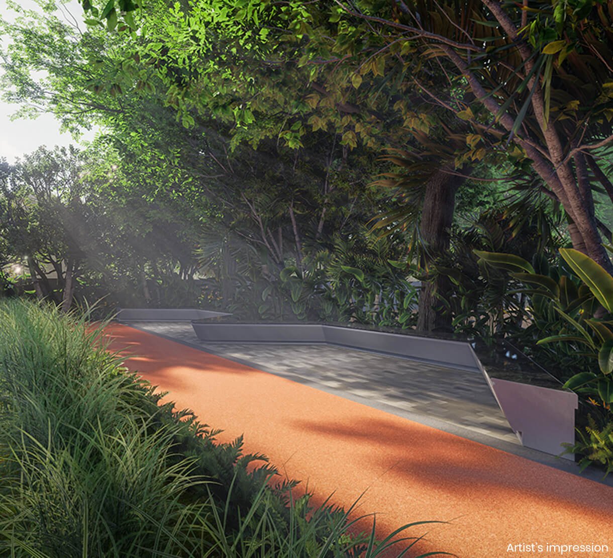 Jogging track at Life Republic Hinjewadi