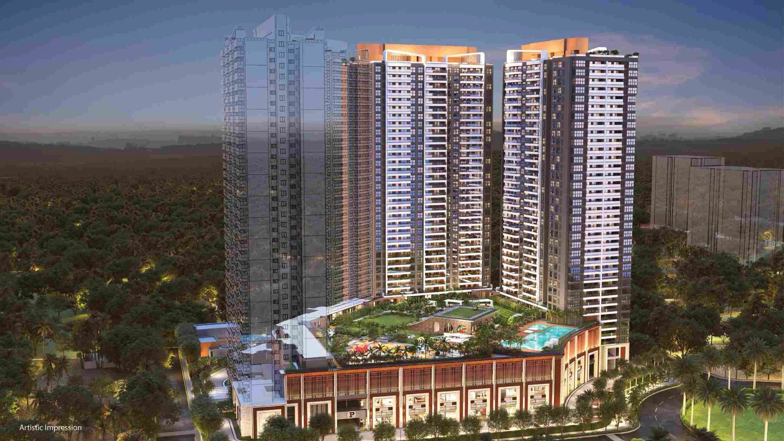 Life Republic Hinjewadi township walkthrough video